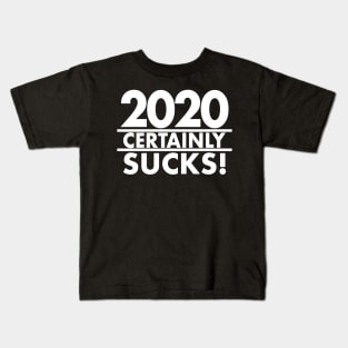 2020 Sucks! Funny 2020 Pandemic Quarantine Social Distancing Jokes Kids T-Shirt